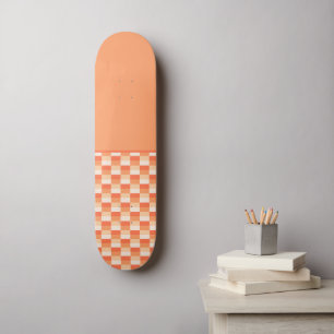 Skateboard Flammes d'une bougie et d'une combinaison orange