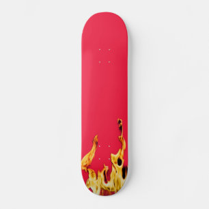 Skateboard Flammes Flamme Flamme Flames Feuer Fire S Skat Ska
