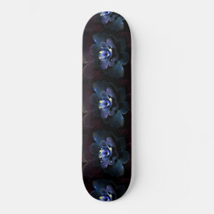 Skateboard Fleur bleue Organika