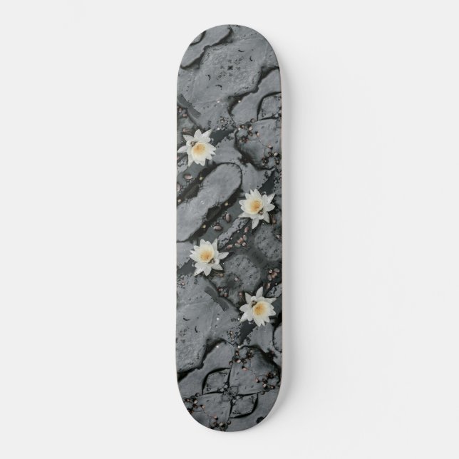 Skateboard Fleur de l'étang à l'eau (Recto)