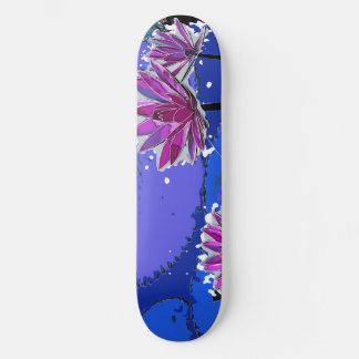Skateboard Fleur Magenta Lotus