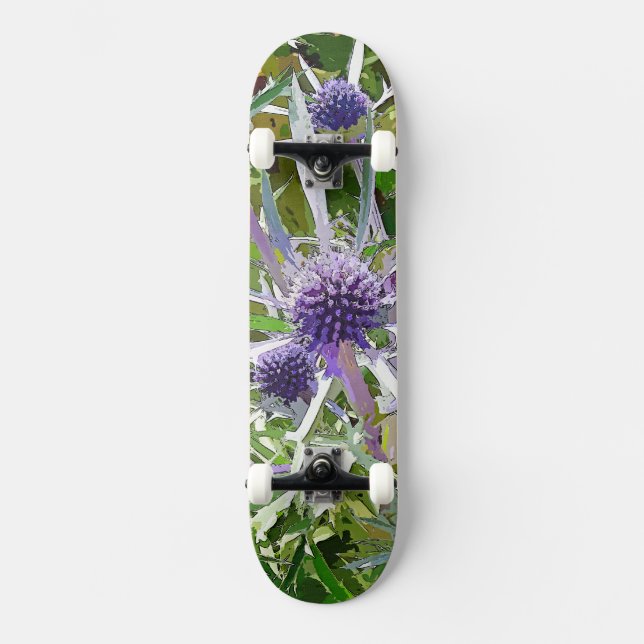 SKATEBOARD fleur sauvage (Recto)