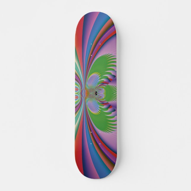 Skateboard Fleur violette (Devant)