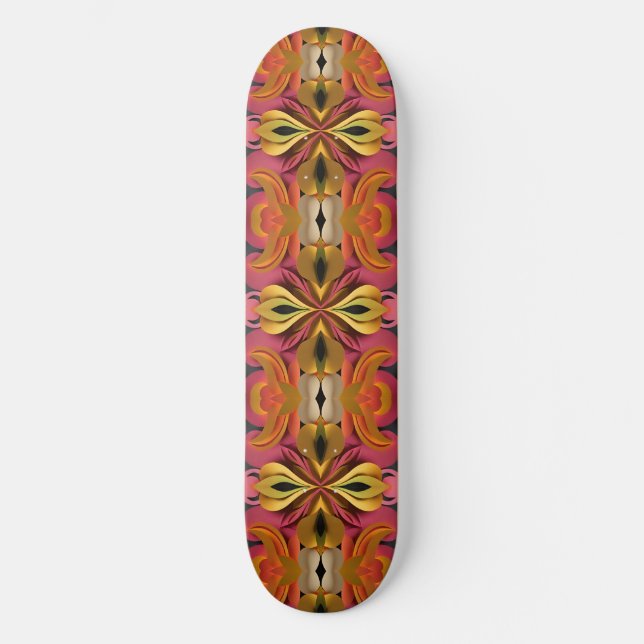 Skateboard fleurs (Recto)