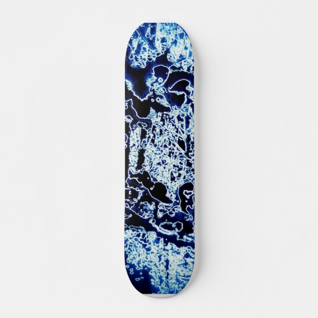 Skateboard fleurs de cerisier changées (Devant)
