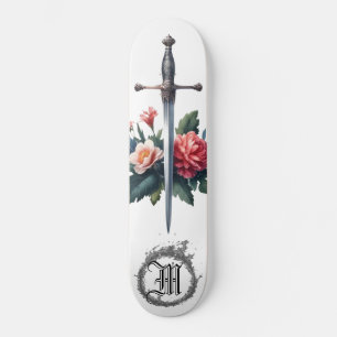 Skateboard *~* Fleurs de feu AP88 Flore d'épée médiévale
