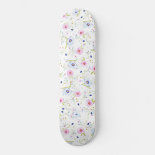 Skateboard Fleurs de jardin fraîches -