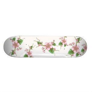 Skateboard Fleurs de Sakura