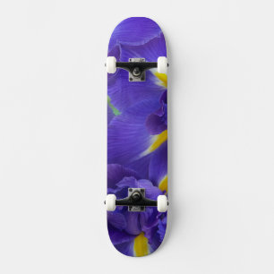 Skateboard Fleurs d'iris