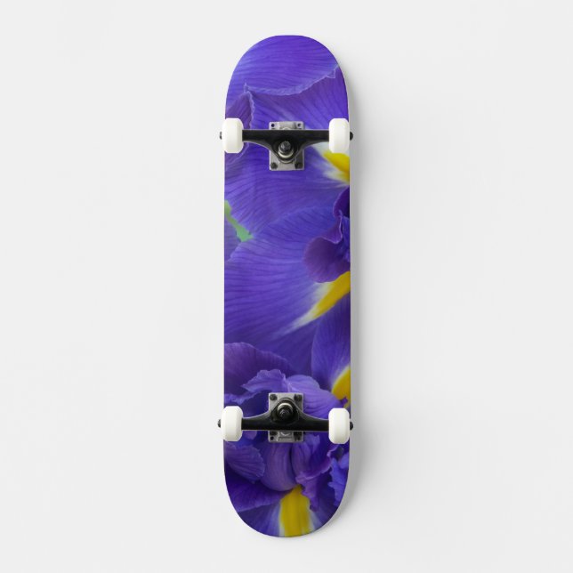 Skateboard Fleurs d'Iris (Recto)
