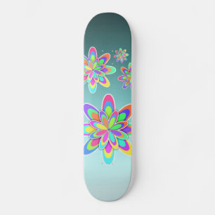 Skateboard Fleurs Groovy