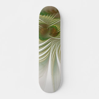 Skateboard Fleurs imaginaires fractales douces et tendres