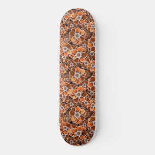 Skateboard Fleurs Mandala 2