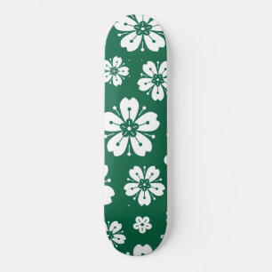 Skateboard Fleurs Motif 3