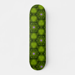 Skateboard Fleurs roses