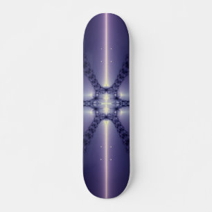 Skateboard Flocon de neige bleu
