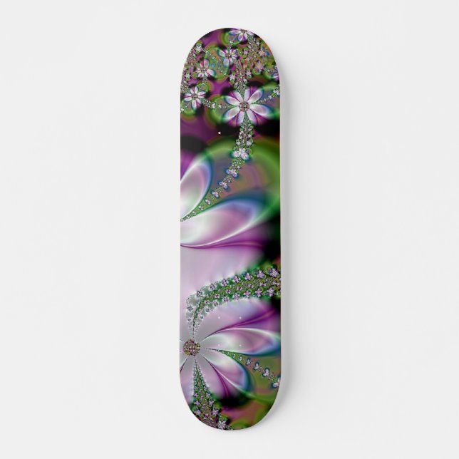 Skateboard Floral Garden (Front)