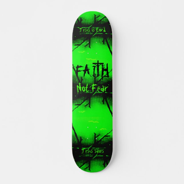 Skateboard Foi chrétienne Jésus (Devant)