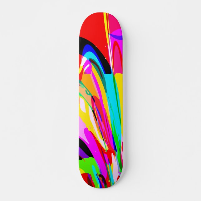 Skateboard Fontaine couleur (Devant)