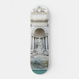 Skateboard Fontaine de Trevi à Rome #1 #travel #wall #art