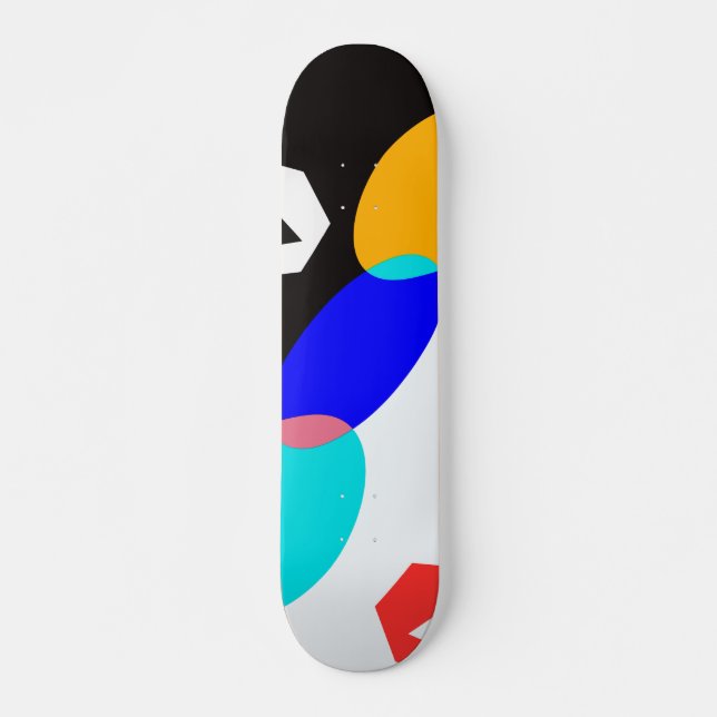 Skateboard Formes colorées (Devant)