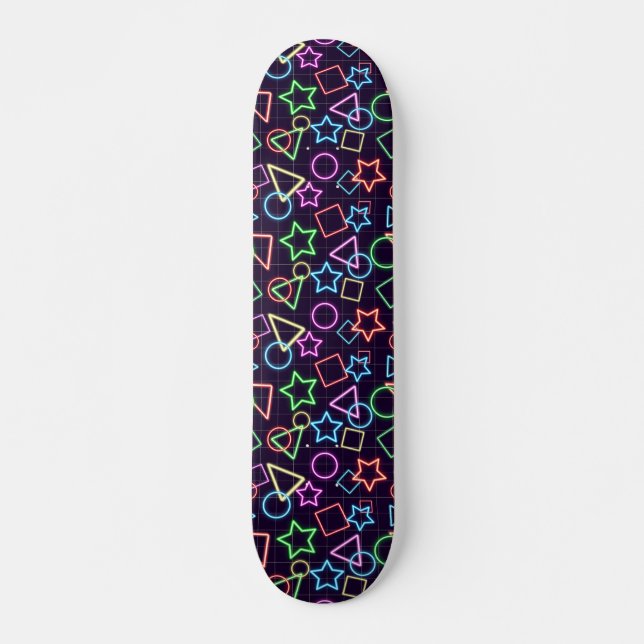 Skateboard Formes néon (Devant)