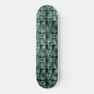 Skateboard Formes rectangulaires en vert foncé et tacheté