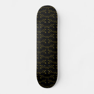 Skateboard Formule chimique moléculaire de curcumin curcumin