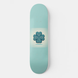 Skateboard Four Leaf Clover