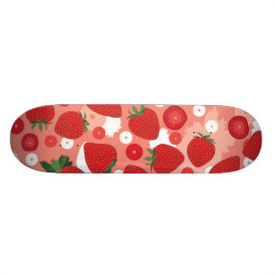Skateboard Fraise - planche à roulettes