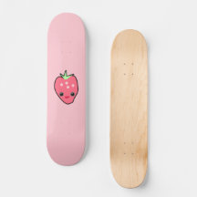 Fraise rose Kawaii