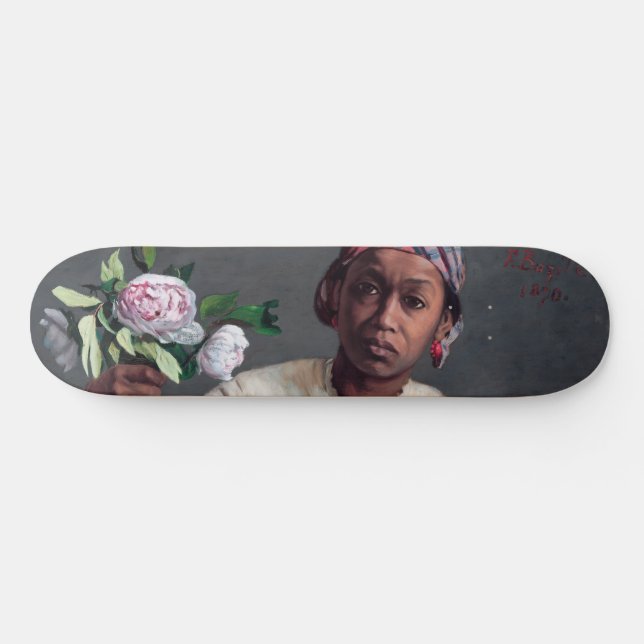 Skateboard Frédéric Bazille - Jeune femme aux pivoines (Horz)
