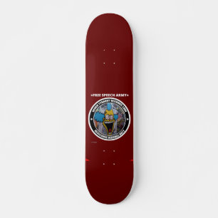 skateboard "FREE SPEECH ARMY 3"