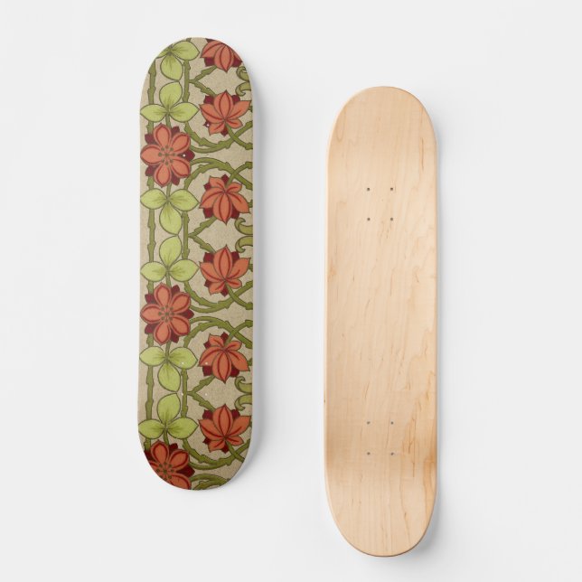 Skateboard Frieze Bordure Fond d'écran Art Nouveau (Recto)