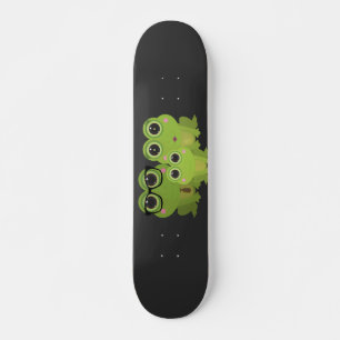 Skateboard Frog Family