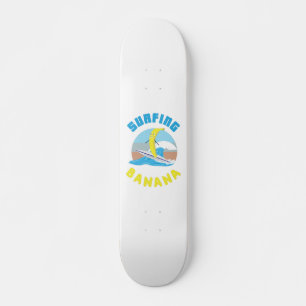 Skateboard Fruit surf banane surf illustration fruit océan