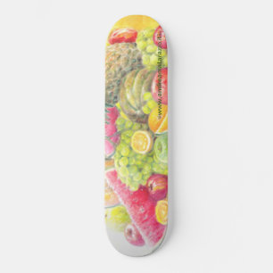 Skateboard Fruits heureux