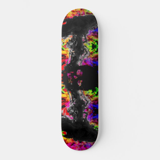 Skateboard fumée de crâne (Recto)