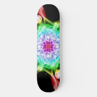 Skateboard Fumée multicolore Arc-en-ciel