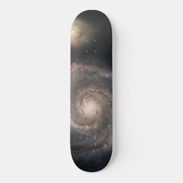 Skateboard Galaxie à bulles (espace) (univers) (Messier 51A) (Recto)