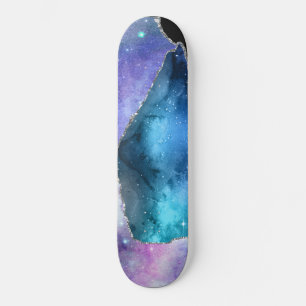 Skateboard Galaxy Agate Série Design 17