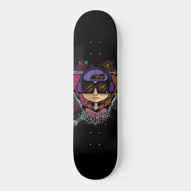 Skateboard Gamer Boy (Recto)