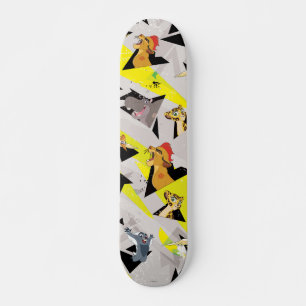 Skateboard Garde-lions   Motif triangle
