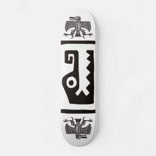 Skateboard Gator & Eagle, hiéroglyphe mexicain(Maya)
