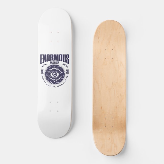 Skateboard Géant Enorme : Visionnaires Débridés (Recto)
