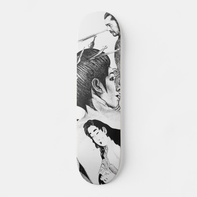 Skateboard Geisha et les samouraïs (Recto)