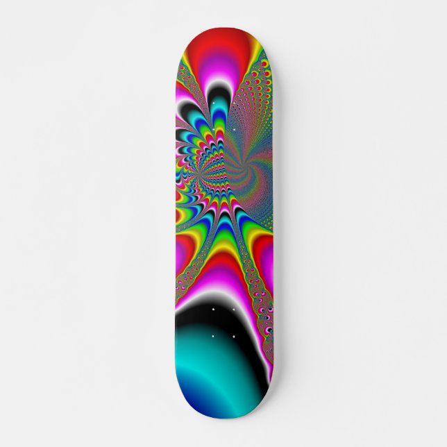 Skateboard Générateur arc-en-ciel - Fractal (Devant)