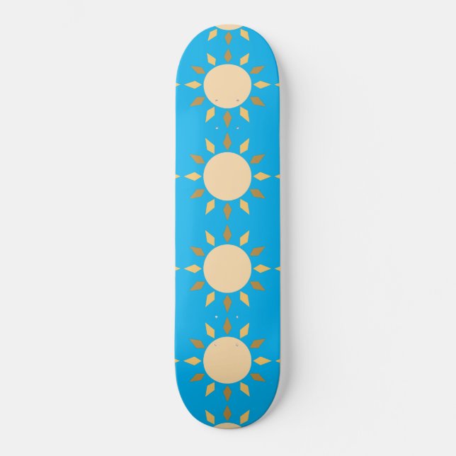 Skateboard Geometric Sun Circle Thunder_Cove (Recto)
