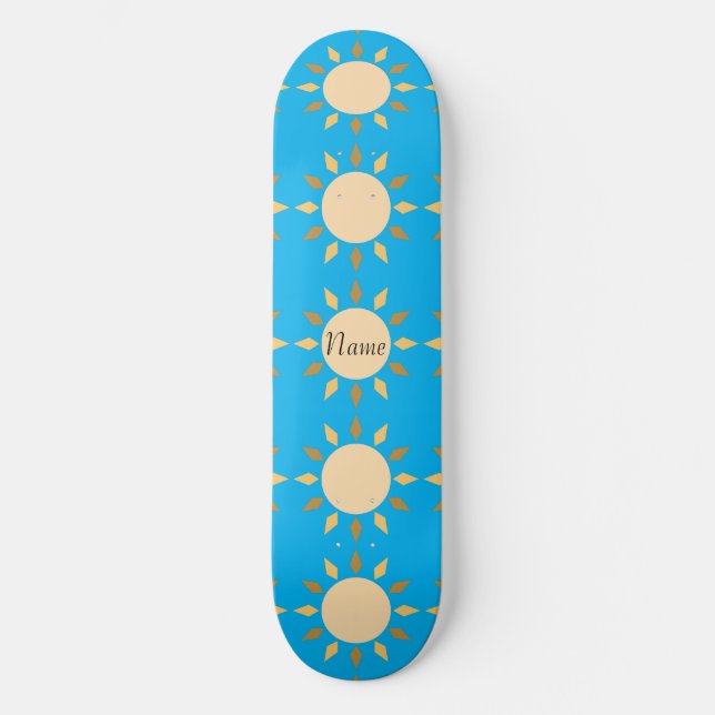 Skateboard Geometric Sun Circle Thunder_Cove (Recto)