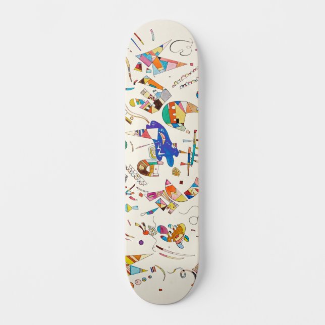 Skateboard Géométrie biomorphique | Wassily Kandinsky | (Recto)